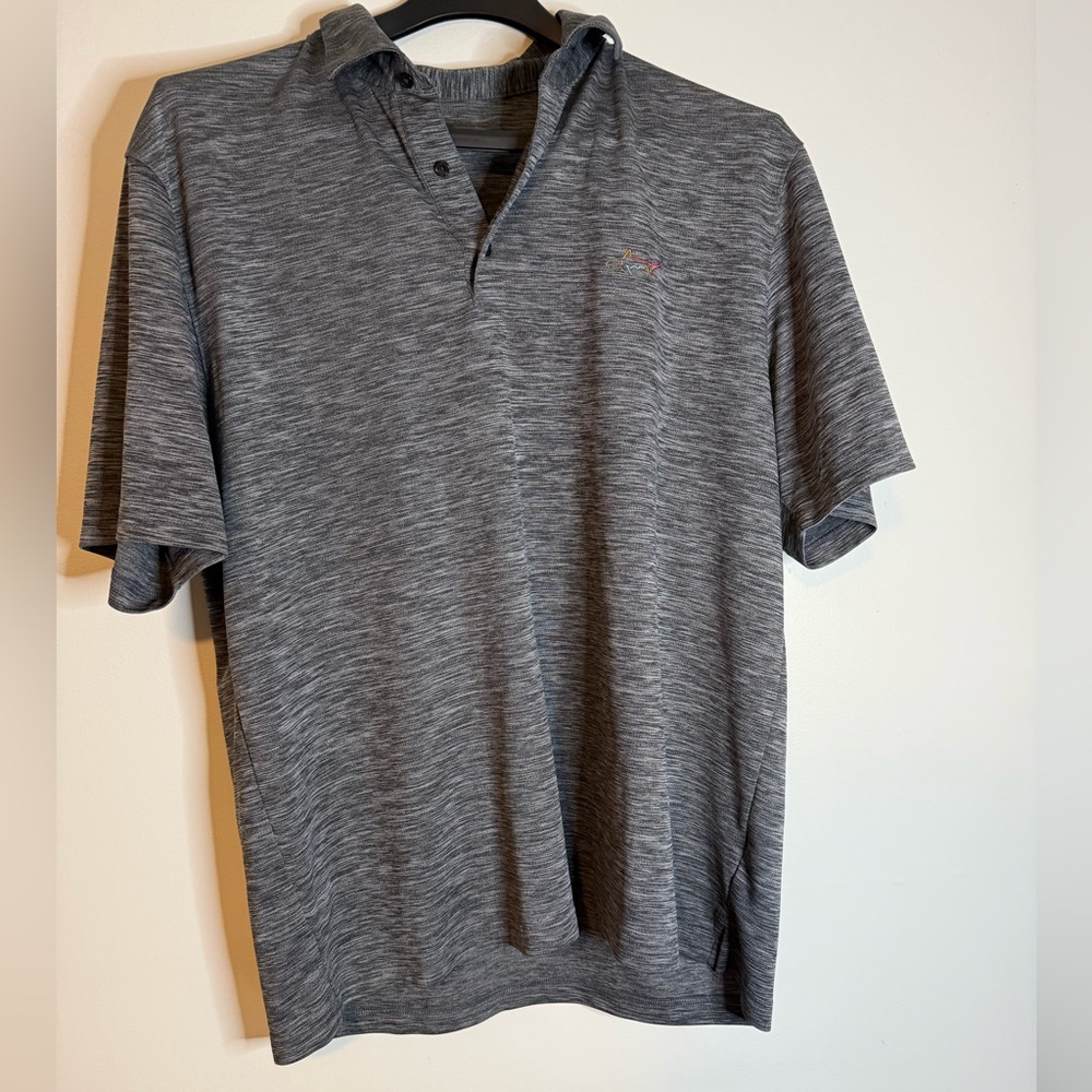 Greg Norman Collection Charcoal Polo Shirt